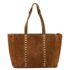 Luka 25-016 konyak női bőr válltáska 47 x 28 x 13 cm