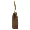 Luka 25-041 taupe női velúr bőr válltáska 33 x 31 x 11 cm