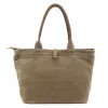 Luka 25-007 2w1 taupe női velúr bőr kézitáska 42 x 28 x 16 cm