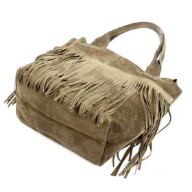 Luka 25-012 drapp női bőr shopper táska 40 x 33 x 17 cm