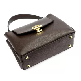   Luka 24-036 DOLLARO női barna bőr kézitáska 26 x 17 x 10 cm