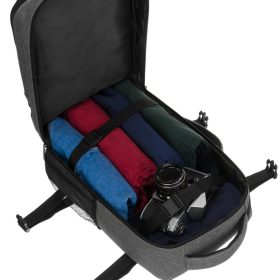   Peterson PTN SIKORKA szürke hátizsák - WizzAir, Ryanair kézipoggyász 40 x 25 x 20 cm