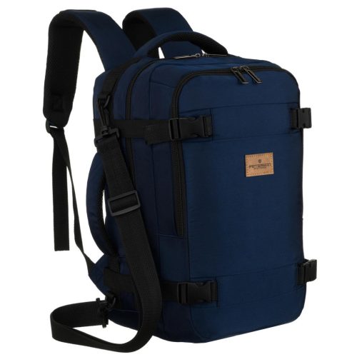 Peterson PTN BIELIK sötétkék hátizsák - WizzAir, Ryanair kézipoggyász 40 x 25 x 20 cm