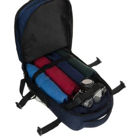   Peterson PTN BIELIK sötétkék hátizsák - WizzAir, Ryanair kézipoggyász 40 x 25 x 20 cm