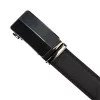 Nordee BA002 férfi fekete automata bőr öv, alkalmi viselet 125 x 3.5 cm