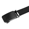 Nordee BA004 férfi fekete automata bőr öv 115 x 3,5 cm