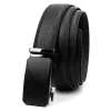 Nordee BA004 férfi fekete automata bőr öv 130 x 3,5 cm