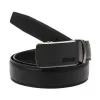 Nordee BA005 férfi fekete automata bőr alkalmi öv 130 x 3,5 cm