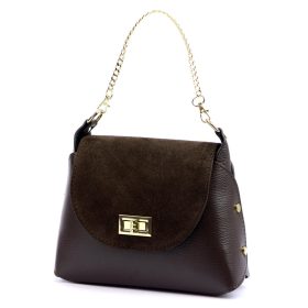   Luka 25-050 barna női bőr kézitáska, válltáska 23 x 17 x 9 cm