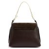 Luka 25-050 barna női bőr kézitáska, válltáska 23 x 17 x 9 cm