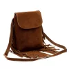 Luka 25-048 konyak női bőr mobiltartó, válltáska 16 x 21 x 5 cm