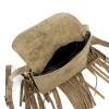 Luka 25-048 drapp női bőr mobiltartó, válltáska 16 x 21 x 5 cm