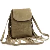 Luka 25-048 drapp női bőr mobiltartó, válltáska 16 x 21 x 5 cm