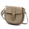 Luka 25-045 taupe női bőr válltáska 19.5 x 18 x 10 cm