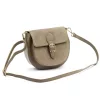 Luka 25-045 taupe női bőr válltáska 19.5 x 18 x 10 cm
