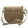 Luka 25-045 taupe női bőr válltáska 19.5 x 18 x 10 cm