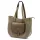 Gregorio 1729 drapp női bőr shopper 36 x 32 x 12 cm