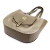 Gregorio 1729 drapp női bőr shopper 36 x 32 x 12 cm