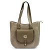 Gregorio 1729 drapp női bőr shopper 36 x 32 x 12 cm