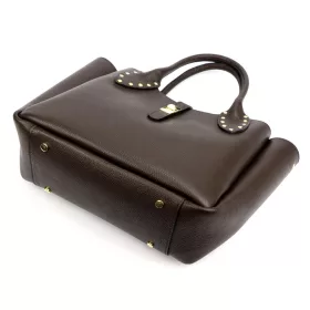   Luka 25-061 barna női bőr válltáska, oldaltáska 39 x 26 x 14 cm