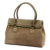 Luka 24-095 MN női taupe bőr kézitáska 37 x 25 x 15 cm