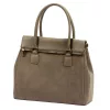 Luka 24-095 taupe női bőr kézitáska, válltáska 37 x 31 x 15 cm