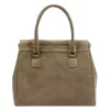 Luka 24-095 taupe női bőr kézitáska, válltáska 37 x 31 x 15 cm