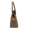 Luka 24-095 taupe női bőr kézitáska, válltáska 37 x 31 x 15 cm