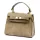 Luka 19-17-02 taupe női bőr kézitáska, oldaltáska 23 x 19 x 13 cm