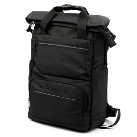 B.Cavalli BC1399 fekete rolltop hátizsák 32 x 45 x 18 cm
