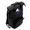 B.Cavalli BC1399 fekete rolltop hátizsák 32 x 45 x 18 cm