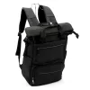 B.Cavalli BC1399 fekete rolltop hátizsák 32 x 45 x 18 cm
