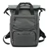 B.Cavalli BC1399 szürke rolltop hátizsák 32 x 45 x 18 cm