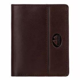   EL FORREST 728-22 RFID férfi barna bőr pénztárca 9 x 11 x 2.8 cm