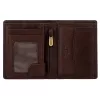 EL FORREST 728-22 RFID férfi barna bőr pénztárca 9 x 11 x 2.8 cm