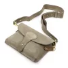 Luka 24-071 D INSTAGRAMKA taupe női velúr bőr oldaltáska 24.5 x 18 x 6 cm