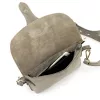 Luka 24-071 D INSTAGRAMKA taupe női velúr bőr oldaltáska 24.5 x 18 x 6 cm