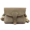 Luka 24-071 D INSTAGRAMKA taupe női velúr bőr oldaltáska 24.5 x 18 x 6 cm