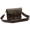Luka 25-033 / 24-076 D DOLLARO INSTAGRAMKA sötétbarna női bőr oldaltáska 24 x 18 x 6 cm