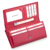 VerMari 72031-10202D-R női piros bőr pénztárca 18.5 x 9.5 x 3.5 cm
