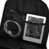 Peterson PTN-63105-6371 fekete hátizsák, laptop tartóval 15,6"  33 x 45 x 8 cm