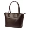 Florence 12 barna női bőr válltáska, shopper 40 x 27 x 16 cm