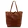 MiaMore 01-014 Z DOLLARO barna női bőr válltáska, shopper 40 x 38 x 13 cm
