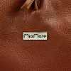 MiaMore 01-014 Z DOLLARO barna női bőr válltáska, shopper 40 x 38 x 13 cm