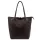 MiaMore 01-014 Z DOLLARO barna női bőr válltáska, shopper 40 x 38 x 13 cm