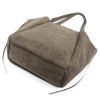 Luka 25-079 taupe női bőr válltáska, shopper 50 x 34 x 17 cm