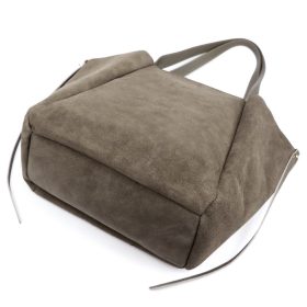   Luka 25-079 taupe női bőr válltáska, shopper 50 x 34 x 17 cm