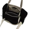 Luka 25-079 taupe női bőr válltáska, shopper 50 x 34 x 17 cm