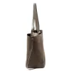 Luka 25-079 taupe női bőr válltáska, shopper 50 x 34 x 17 cm