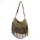 Camilla PREMIUM 10.002 taupe női bőr válltáska, oldaltáska 36 x 33 x 7 cm